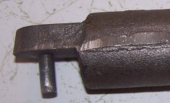 FMP 24 inch cast burner tail end