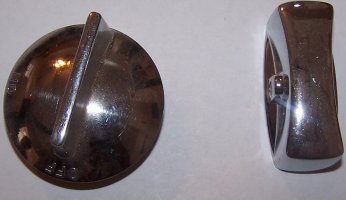 Misc. gas knobs top view