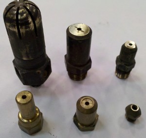 Salvaged gas orifices with larger holes