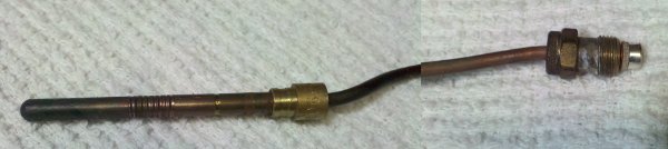 gas thermocoupler pilot and connection ends